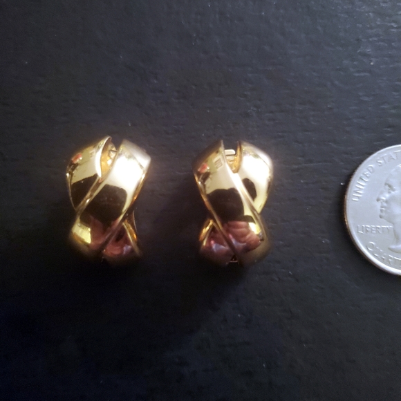 Vintage Christian Dior Clip On Earrings - Picture 3 of 3
